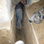 Replacing sewer in master bathroom