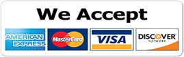 we accept credit cards