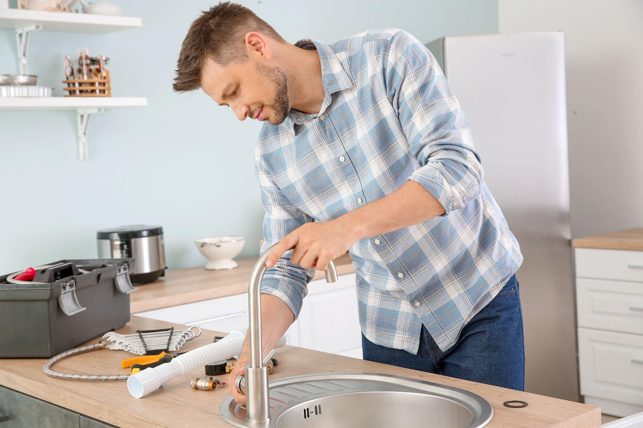 Fixing Leaking Kitchen Tap