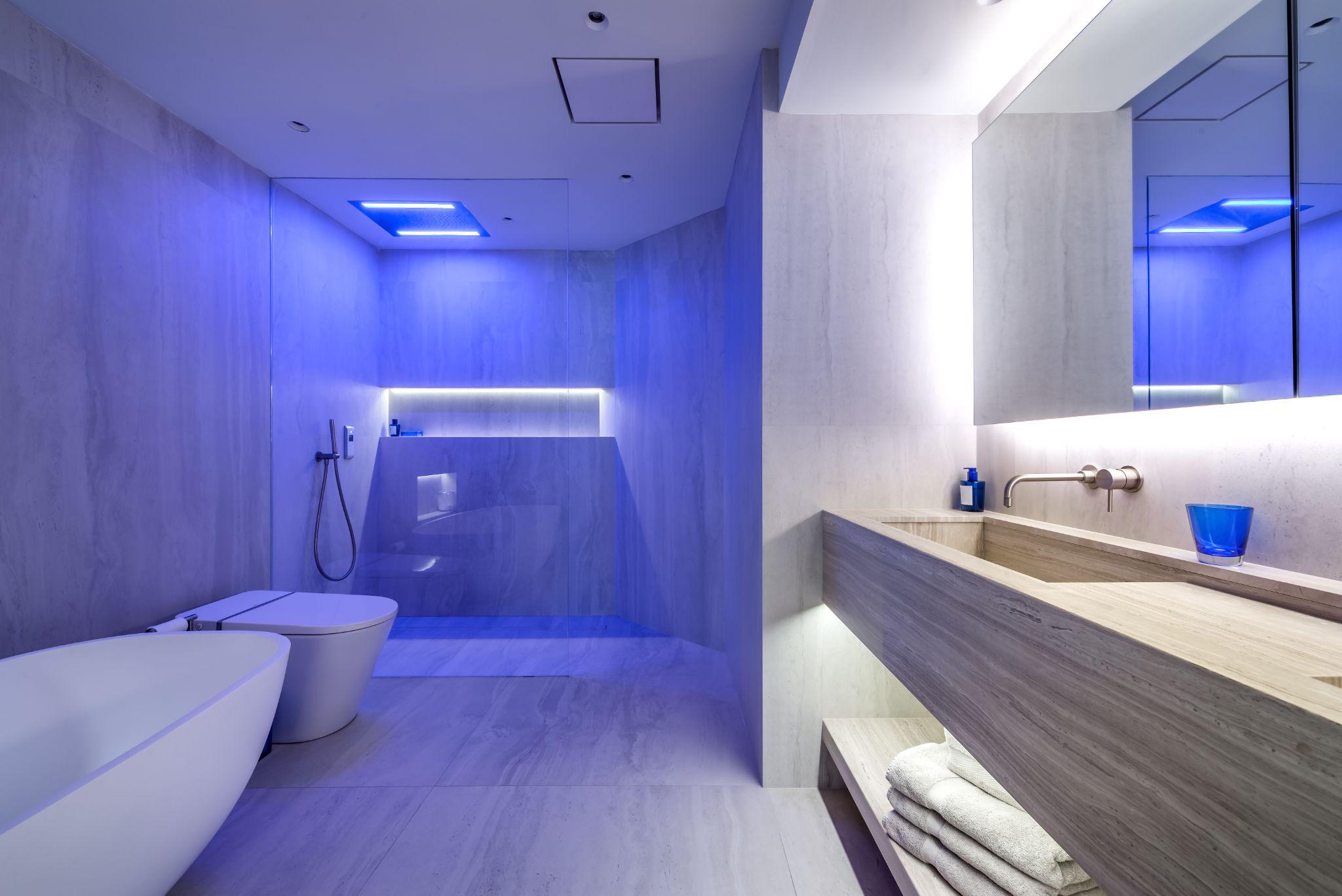 High tech bathroom